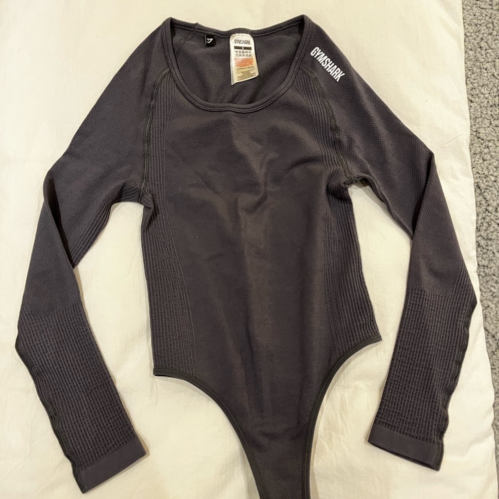 Grey Gymshark Bodysuit (S)